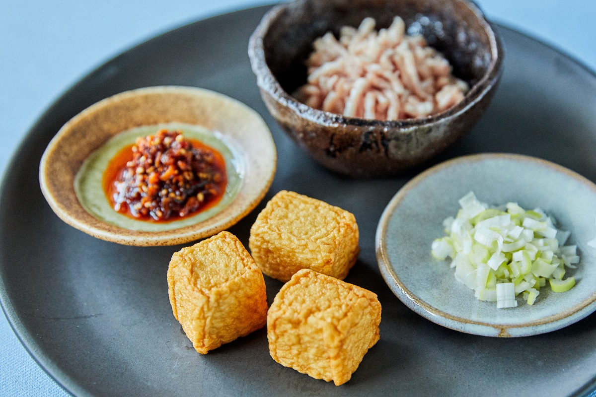 ふっくらさつま麻婆豆腐材料