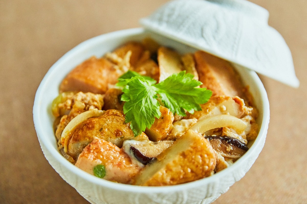 あげかまの木の葉丼