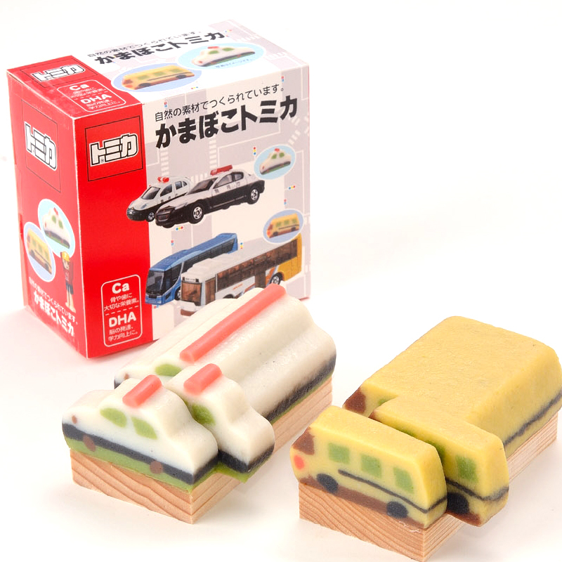かまぼこトミカ パトカー・バス