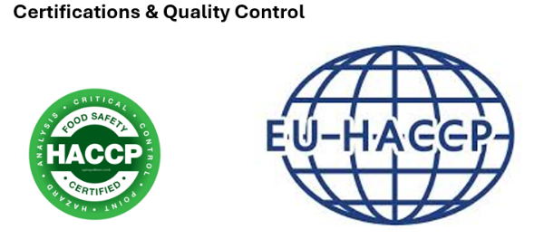 Certifications&Quality Control